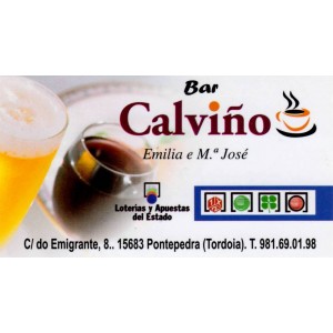 Bar CALVIÑO, en Tordoia