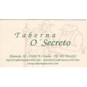 TABERNA O&acute;SECRETO