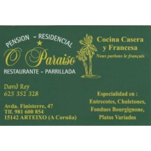Restaurante O PARAISO, en Arteixo