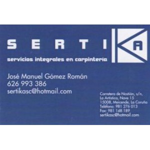 Servicios Integrales en Carpinter&iacute;a Sertika 