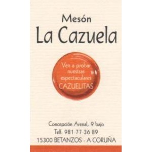 Mesón La Cazuela, en Betanzos