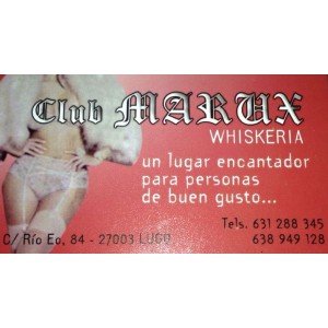 Club Marux  Whiskería, en Lugo