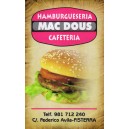 Hamburguesería Cafetería Mac Dous, en Fisterra