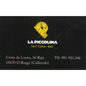 La Piccolina, Tratoria-Bar, en O Burgo, Culleredo