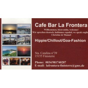Cafe Bar La Frontera, Hippie Chillout Goa-Fashion, en Finisterre