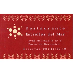 Restaurante Estrellas del Mar, en Mañón