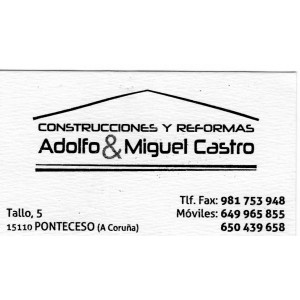 Construcciones y reformas ADOLFO & MIGUEL CASTRO