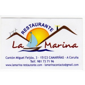 LA MARINA Restaurante, en Camariñas