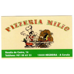 Pizzería MILIO, en Negreira