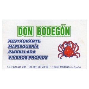 Restaurante Parrillada Marisquería DON BODEGÓN, en Muros