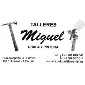 Talleres Miguel, taller de chapa y pintura en Oleiros, Coruña