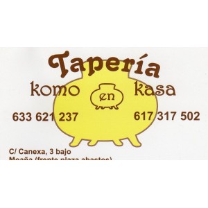 KOMO EN KASA Taper&iacute;a